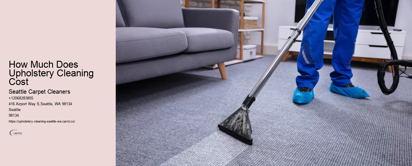 How Much Does Upholstery Cleaning Cost